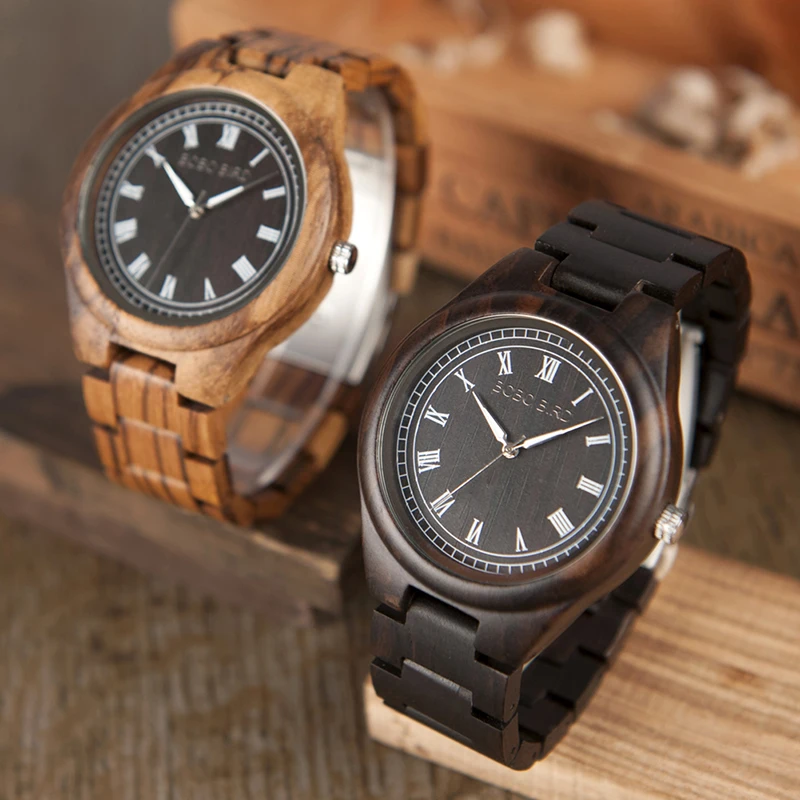 BOBO BIRD Wood Watch for Men Engraved Gift Personal Engraving Available relojes hombre 2018