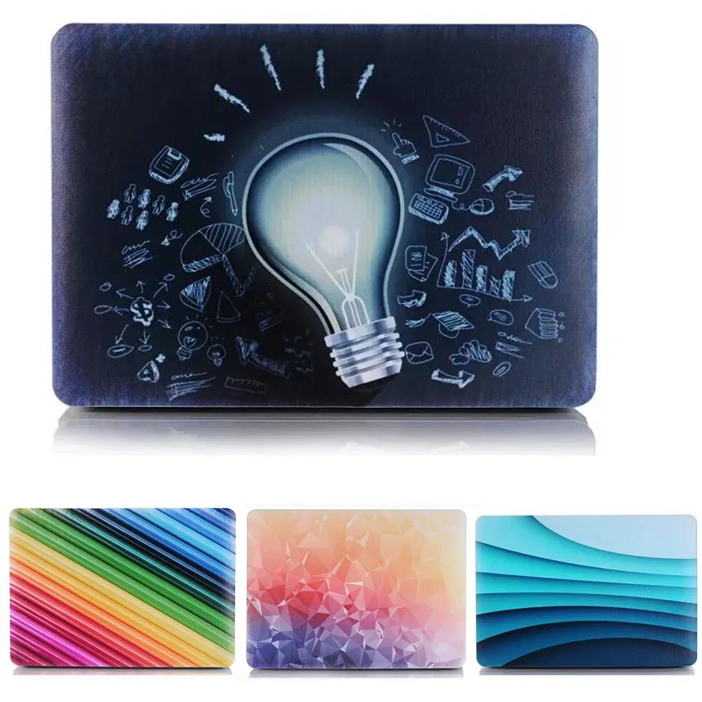 

Fade Color Lamp bulb Print Design Hard Cover Case For Macbook Pro 13 15 Sleeve,Air 11 13"Retina 12 15 Inch