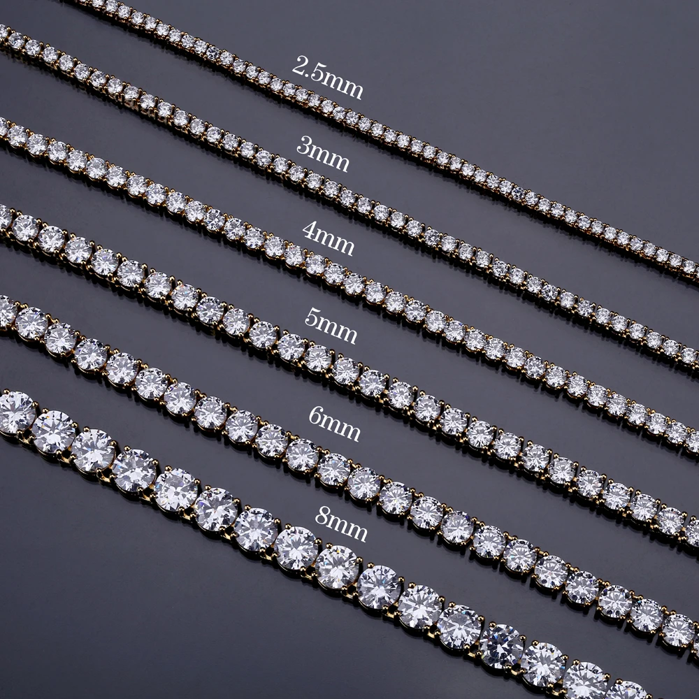 Topgrillz 3mm-10mm Iced Out Bling Aaa 