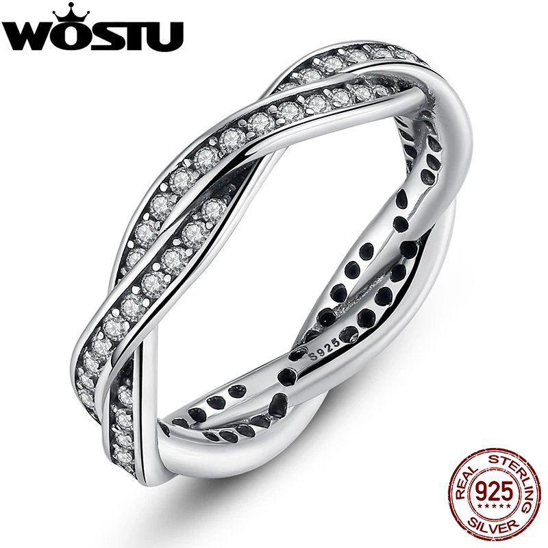 

Authentic 100% 925 sterling Silver Rings with full Crystal For Women European Original Same Ring Jewelry FB7116