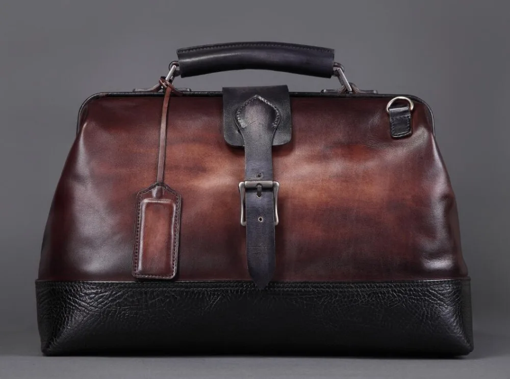 2017 FILDENS vintage leather tote bags mens Laptop Handbag handmade