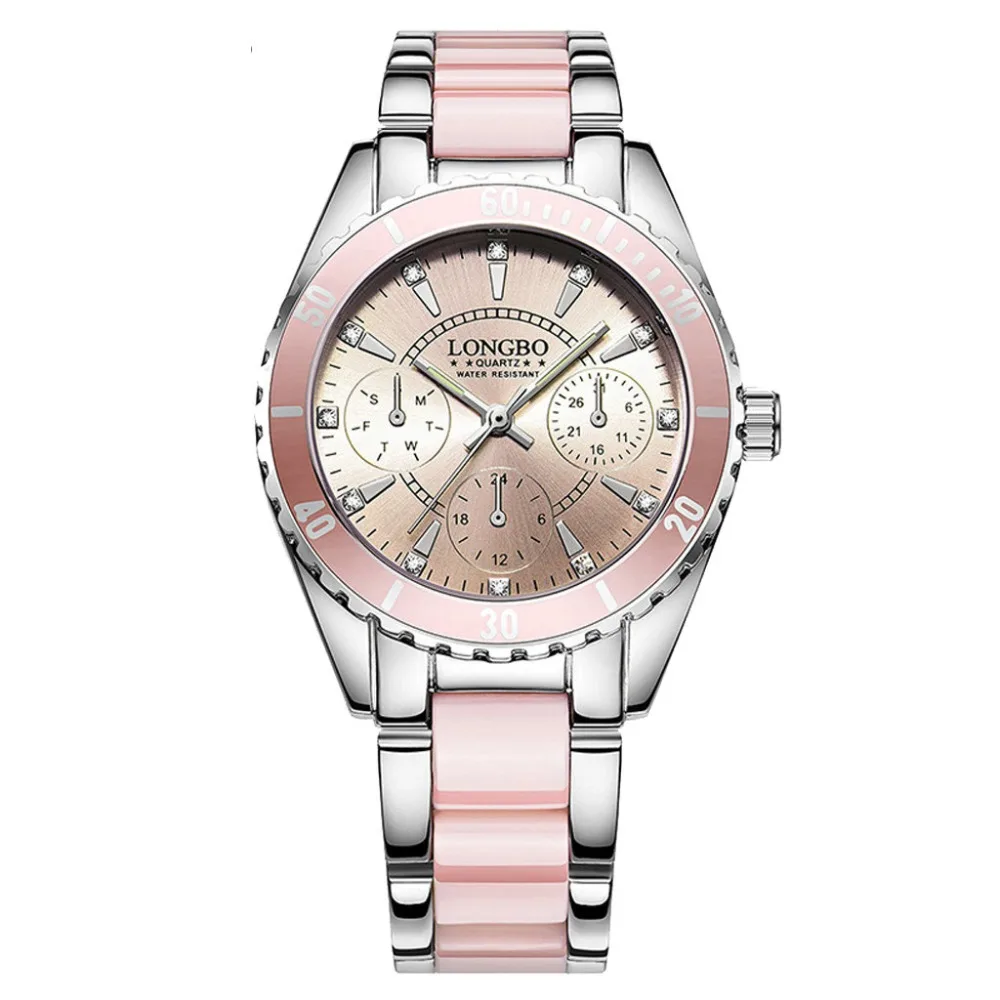 

2019 Brand Fashion Watch Women Luxury Rhinestone High Quality Ceramic And Alloy Bracelet Analog Wristwatch horloges vrouwen F4