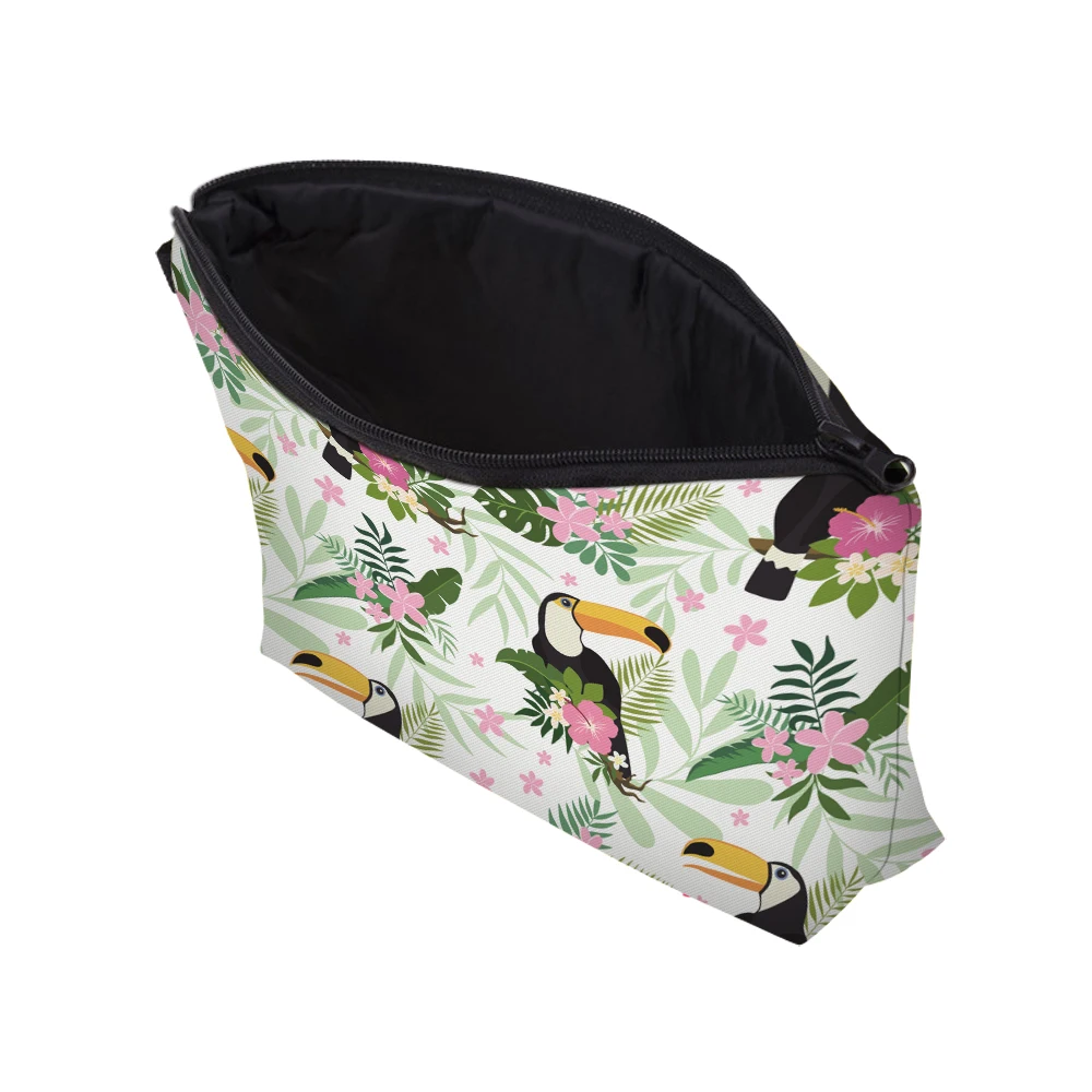 Deanfun 3D الطباعة التجميل أكياس الطيور و زهرة النساء السفر ضرورة ماكياج المنظم 50918