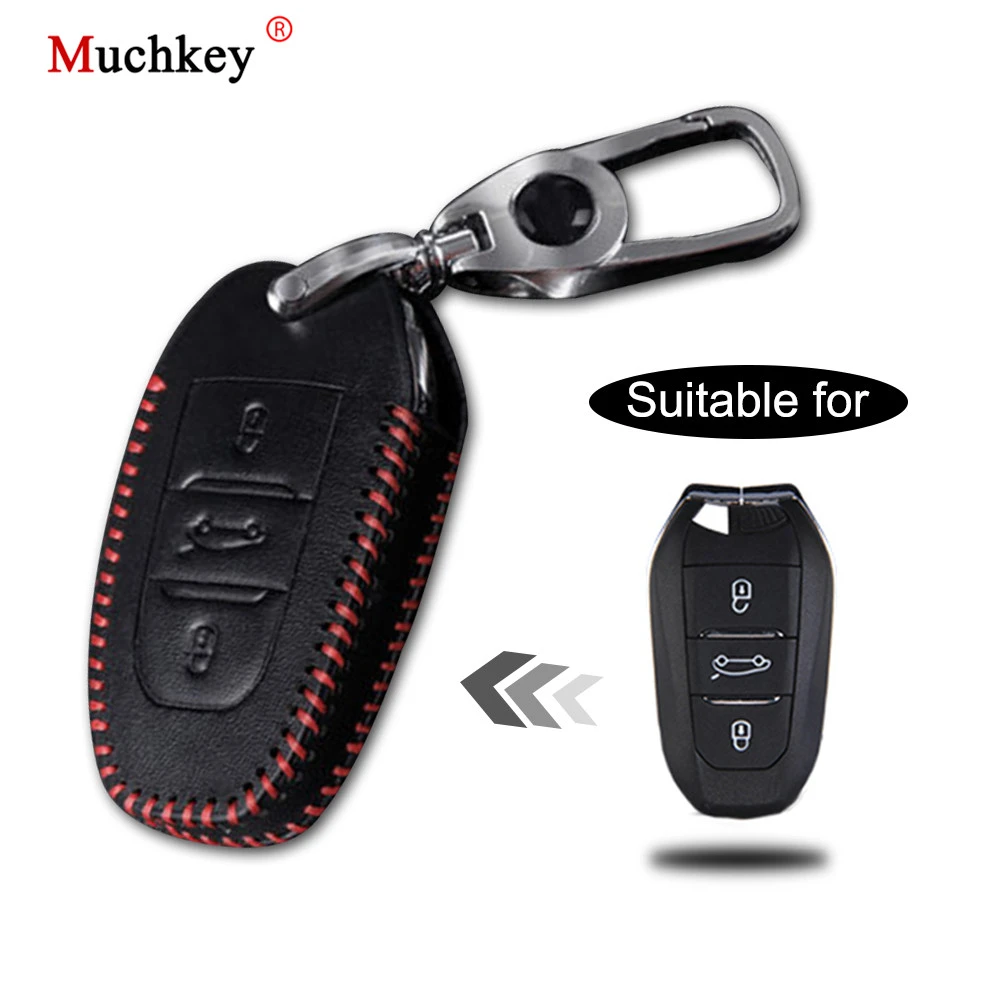 Hand Sew Leather Car Remote Key Holder Case Cover I 4 smart 1pc Hand Sew Leather Car Remote Key Holder Case Cover I 4 smart 1pc