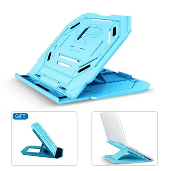 

Laptop Cooler Pad ,360 Degree Rotating Foldable Notebook Radiator Stand 10-Angle Adjustment Laptop Bracket with Phone Holder