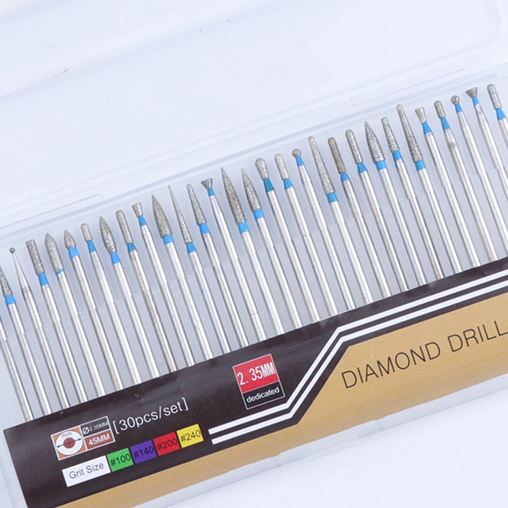 Buy 30pcs Pro Nail Art Drill Bit Sanding Head