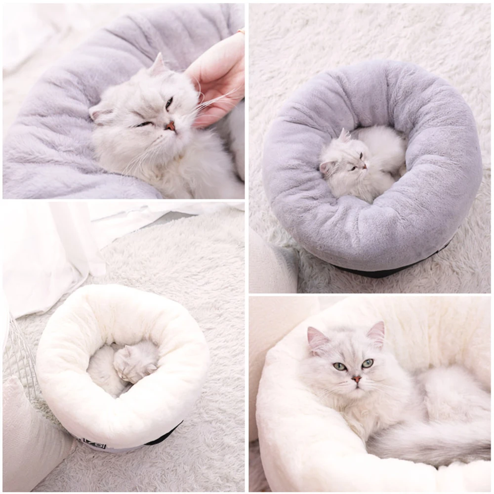 Hoopet Panier Pour Chat Et Chien Lit Chauffant Doux Pour Petit Gabarit Niche D Hiver Pour Chat Et Chiot Aliexpress Maison Animalerie