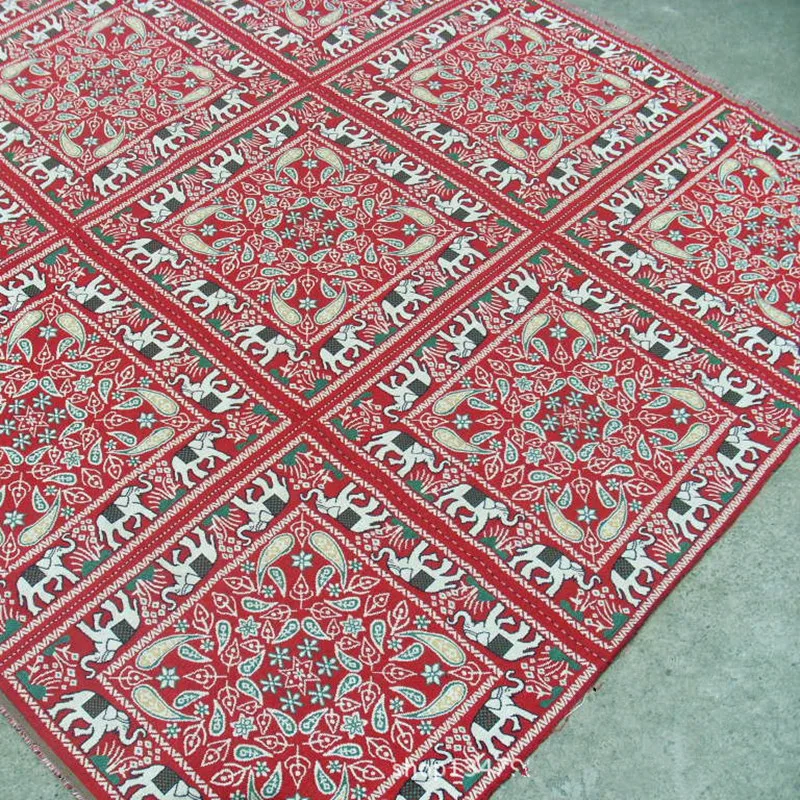50x50 см льняная планшетофон индийский этнический слон цветочный DIY швейная