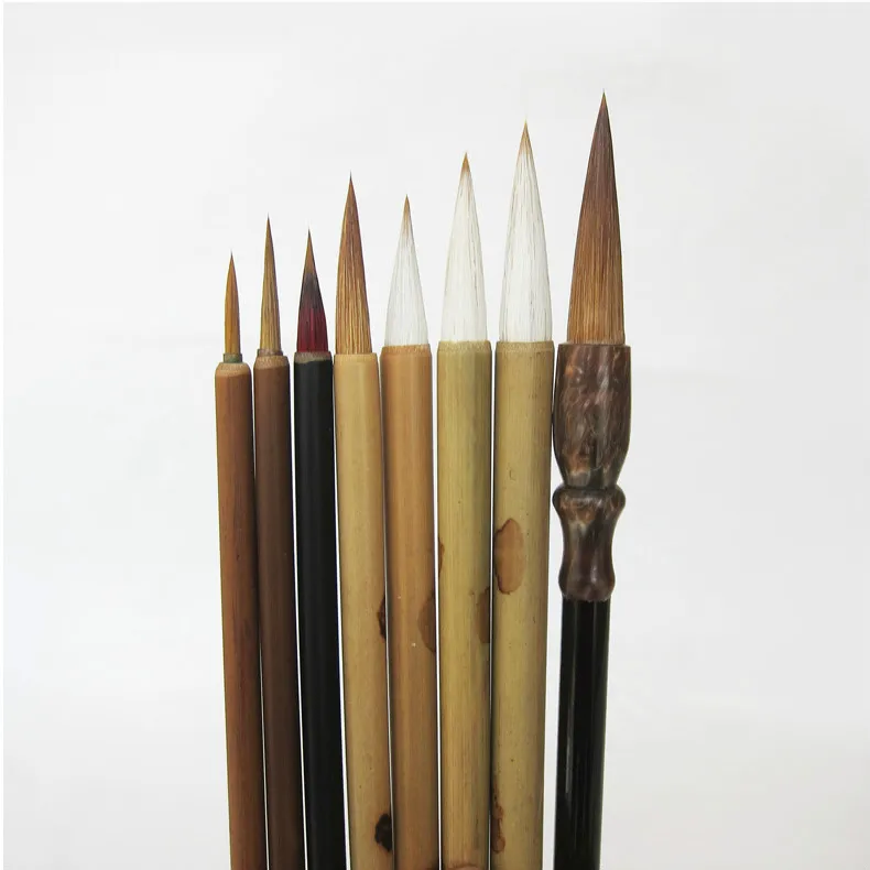 Conjuntos de Flor e Pássaro Pintura à Mão Caneta de Caligrafia Iniciante Começando Meticulosa Pintura Escrita Escova Livre Aquarela Mod. 112777 3 de Flor e Pássaro Pintura À Mão