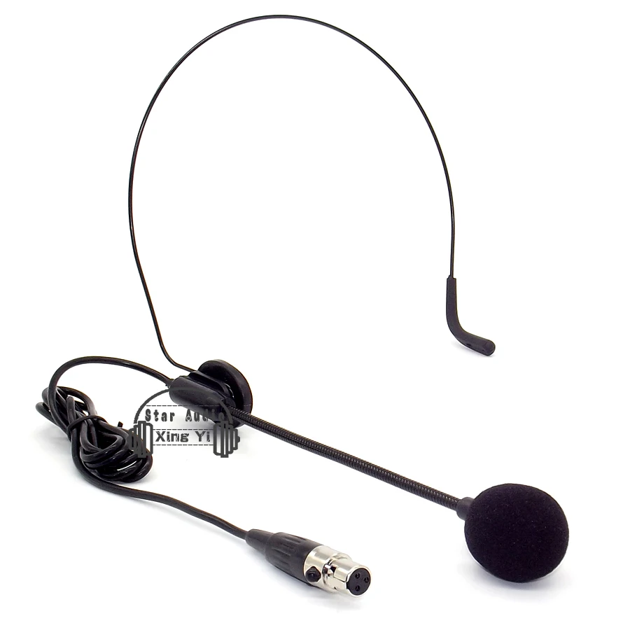 مصغرة xlr 3 دبابيس المكونات مشبك رئيس محمولة headworn mic سماعة الميكروفون ta3f عقال mikrofon مايك ل سامسون نظام