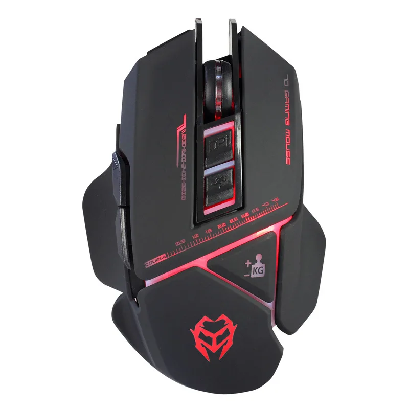 

G550 Mini Led Optical Gaming Mouse Portable Lightweight Macro Program Gamer 7 Buttons Mice For Pc Laptop Low Power Consumption