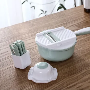 

9 in 1 Slicer Vegetable Slicer Potato Peeler Carrot Onion Grater with Strainer Vegetable Cutter Kitchen Accessories