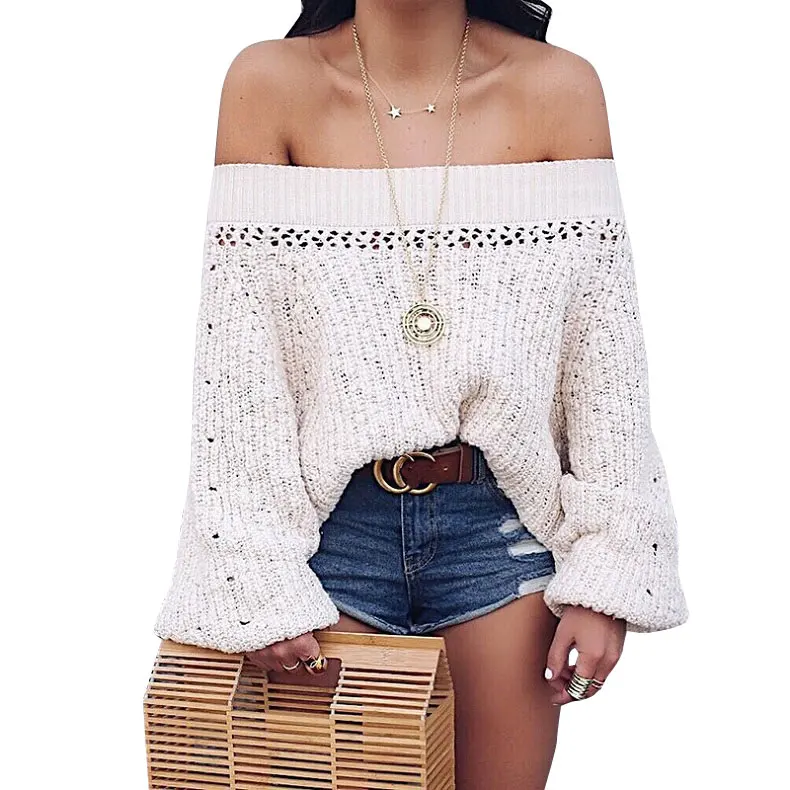 Fashion Spliced Style Jumper Autumn Pullover Mujer New
