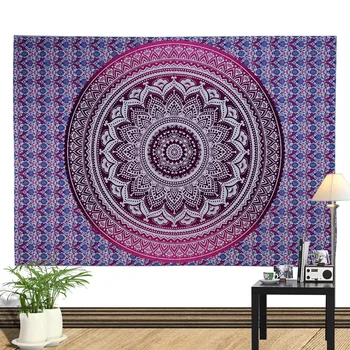 

Living room Wall Hanging Shawl Indian Tapestry Decorative Wall Tapestries Mandala Beach Towel Camping Mattress Sleeping Pad