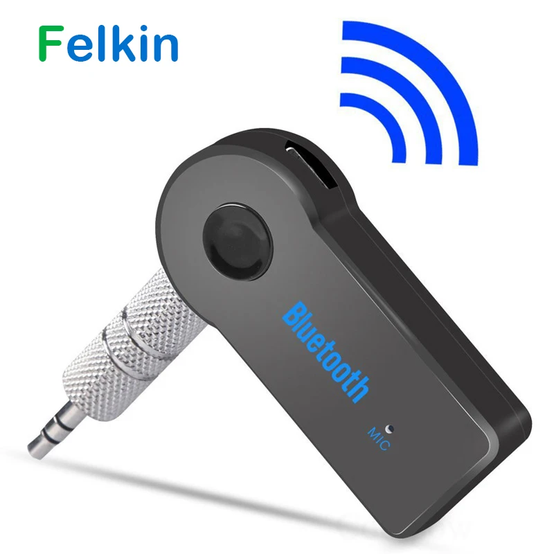 Felkin Bluetooth приемник аудио Aux 3 5 мм bluetooth стереонаушники автомобильный передатчик