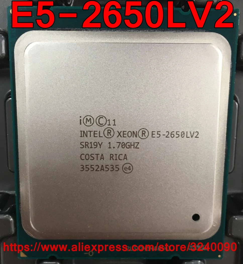 

Intel Xeon E5-2650LV2 CPU SR19Y 1.70GHz 10-Core 25M LGA2011 E5 2650LV2 E5 2650L V2 processor free shipping E5-2650L V2