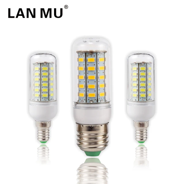 lampada led bulb e27 e14 led lamp 5730 smd led lights corn bulb 24