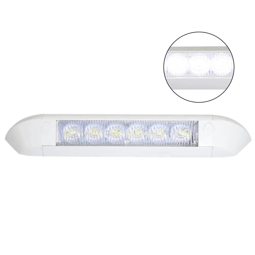 

Iztoss 12V 1.6W RV Car led Light Vehicle Awning Light bar Outdoor Awning Spotlight Waterproof for car rv Ship (White)