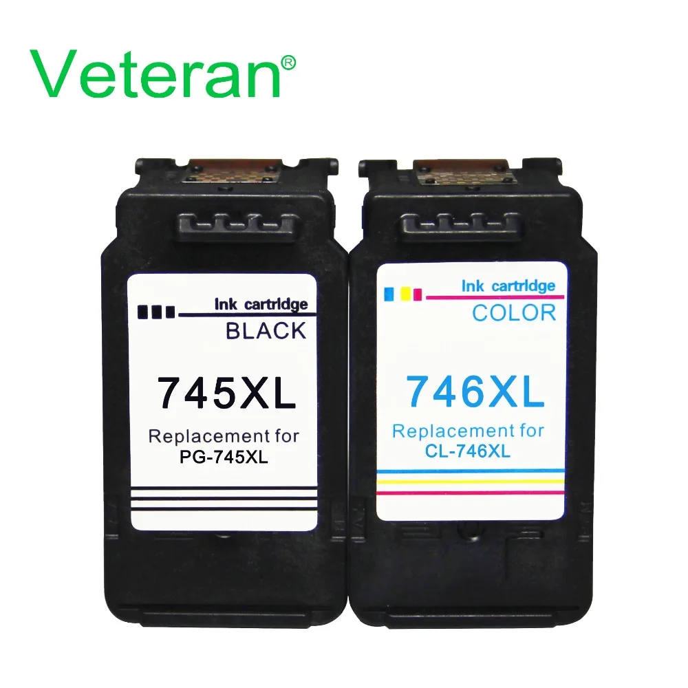 Veteran PG745 CL746 чернильный картридж совместимый с Canon PG 745 CL 746 бриллиантовый для