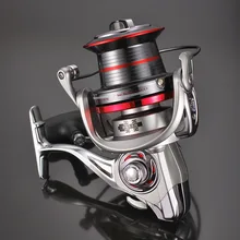 Полный металлический корпус, рыболовное колесо на большие расстояния, леска, морской лещ, колесная рыбалка, рыболовные снасти