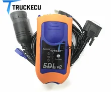 Agriculture truck Construction diagnostic kit Scanner Service Advisor EDL v2 Electronic Data Link for JD johndee construction eq