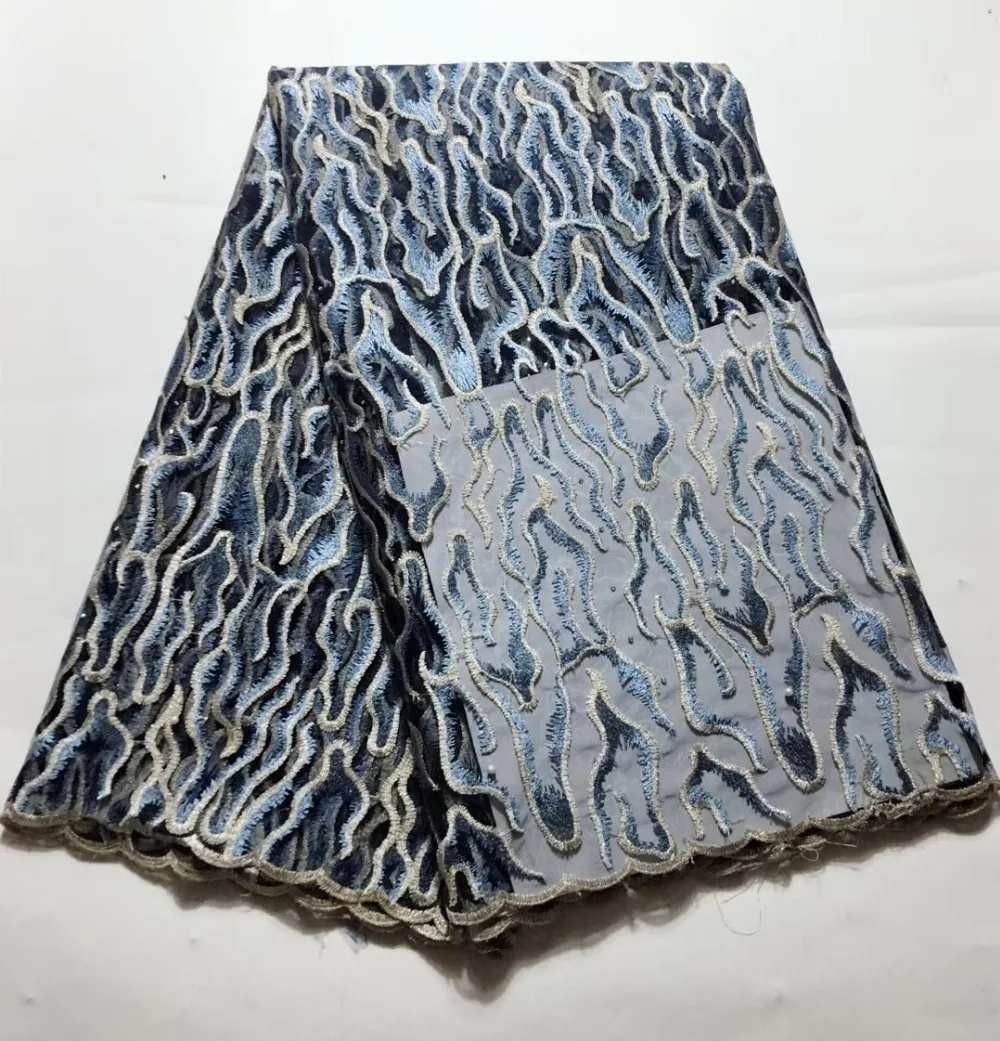 

African Lace Fabric 2019 High Quality Embroidered Net Lace Fabric Best Selling Nigerian Lace Bridal