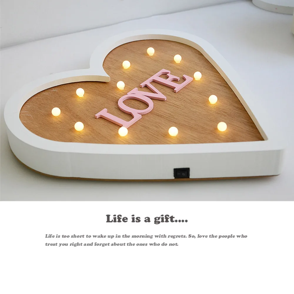 День Святого Валентина 3D Marquee LOVE Letter светодиодный светильник s романтические Настенные светильники ночной Светильник для дома вечерние декор для свадьбы Подарки для девочек