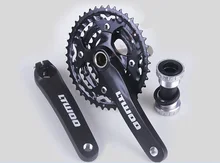 велосипед crankset 42-32-24Т велосипедное колесо монтанья велосипед кривошипно колеса сплава MTB велосипед шатуны шатуны 170ММ