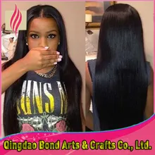 Black women long straight full lace human hair wigs 7A grade brazilian virgin human hair wigs 130%density middel part