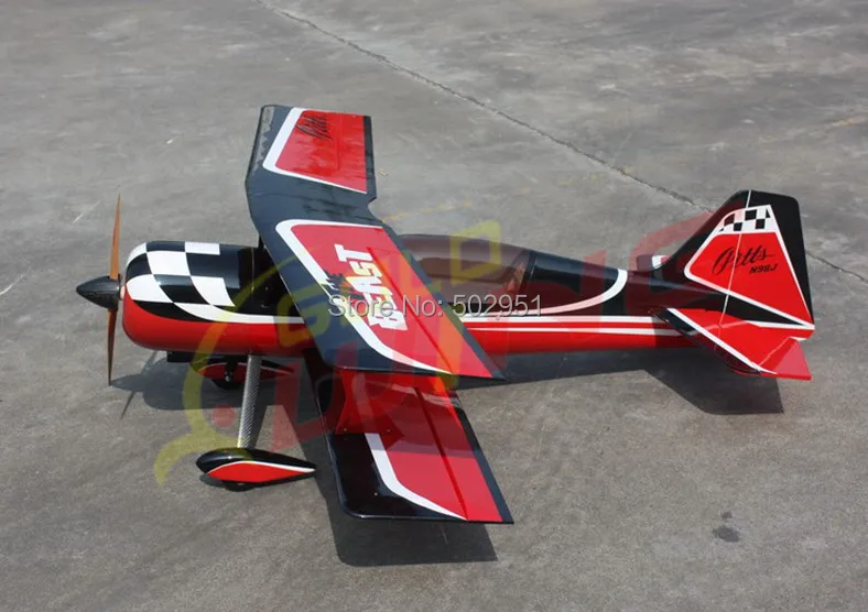 GW PITTS 30CC V2 balsa 3D комплект модель газового двигателя