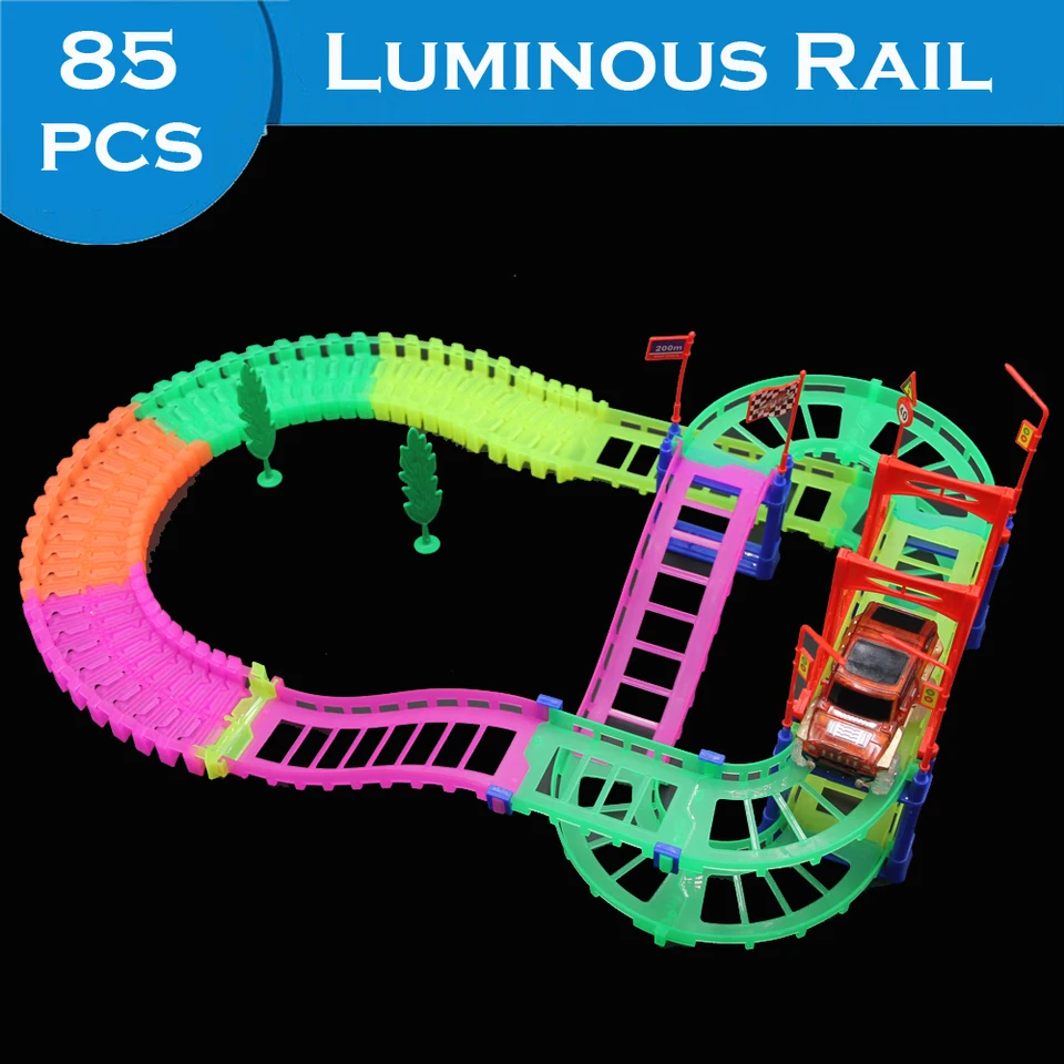 luminous rail car