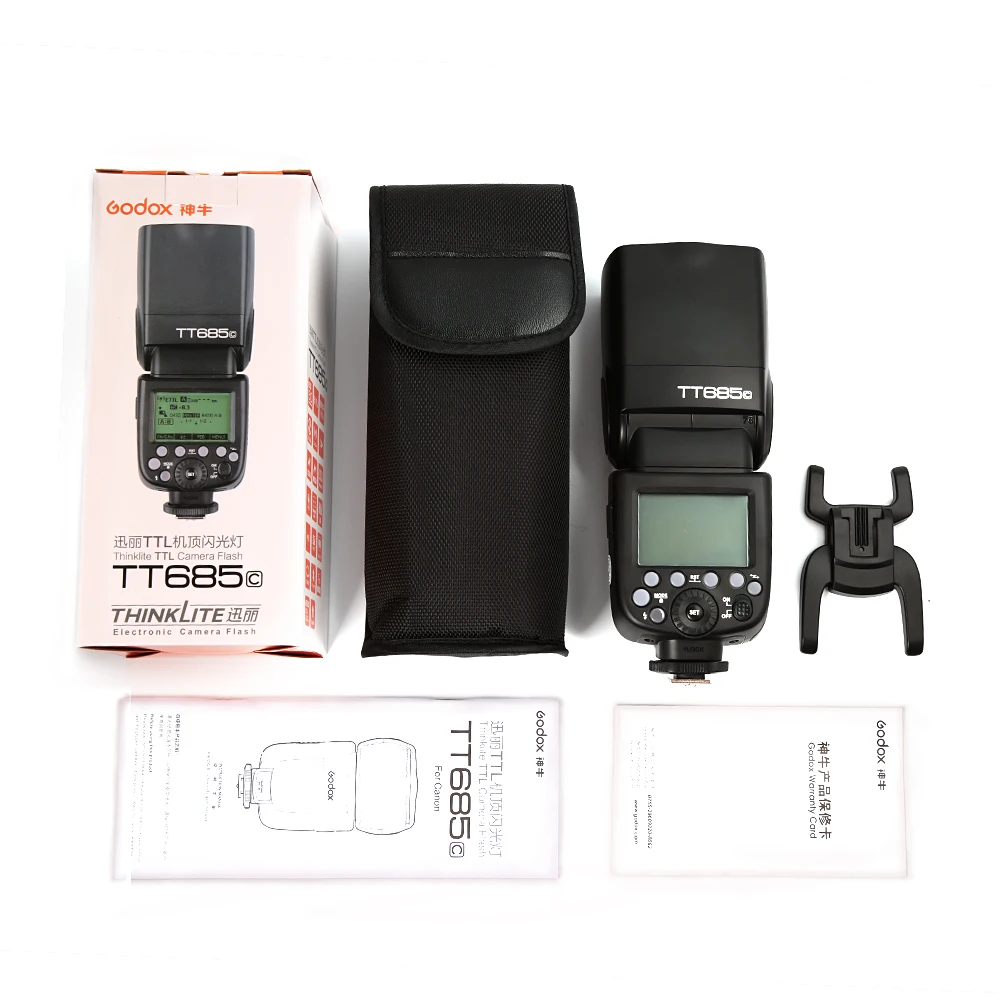 Передатчик Godox TTL 2 4G HSS TT685 TT685C для камеры Canon Вспышка Speedlite 600D 650D 550D 500D 5D 6D 7D 810D 70D