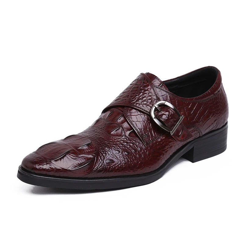 

New Arrivla Genuine Leather Men's Pointed Toe Handmade Man Flats Luxury Designer Formal Dress Male Shoes JS-A0009