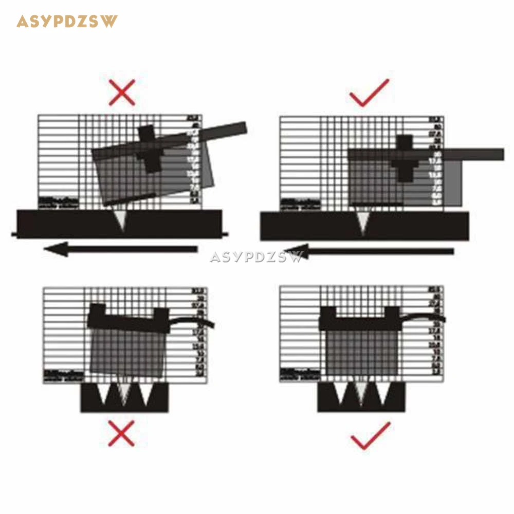 huanban072 LP Vinyl Record Player Azimuth Ruler Measuring Phono Tonearm VTA/Cartridge Azimuth Ruler w bag huanban072 LP Vinyl Record Player Azimuth Ruler Measuring Phono Tonearm VTA/Cartridge Azimuth Ruler w bag