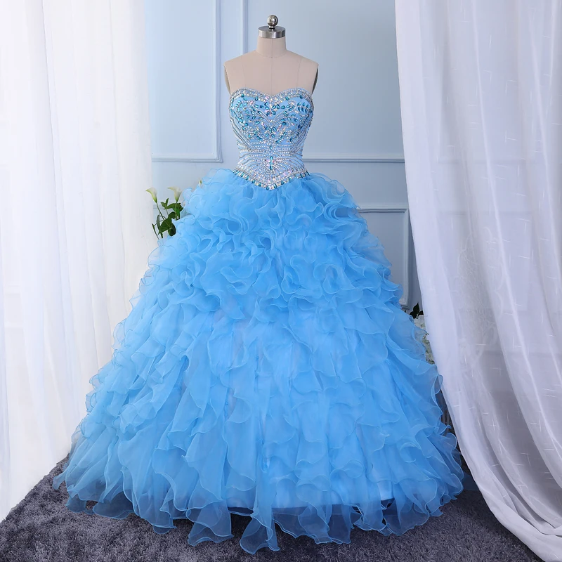 turquoise quinceanera dresses