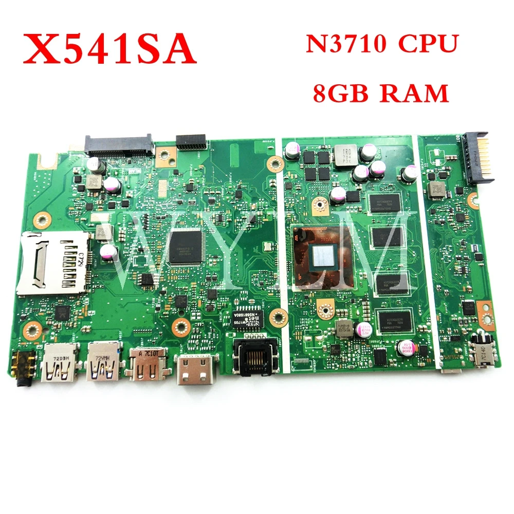 

X541SA N3710 CPU 8GB RAM mainboard For ASUS X541 X541S X541SA laptop motherboard Tested Working 90NB0CH0-R00010