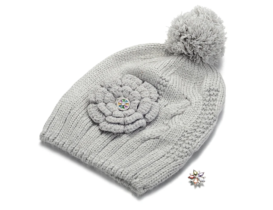 4 цвета зимняя вязаная шапка подходит для 18 мм GingerSnaps ювелирные изделия NN-700