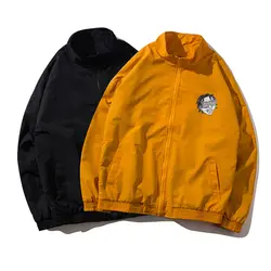 Летние мужские повседневные в стиле хип-хоп Куртки пальто Верхняя одежда уличная Куртки мужчины бомбардировщик японский jaqueta masculina человек