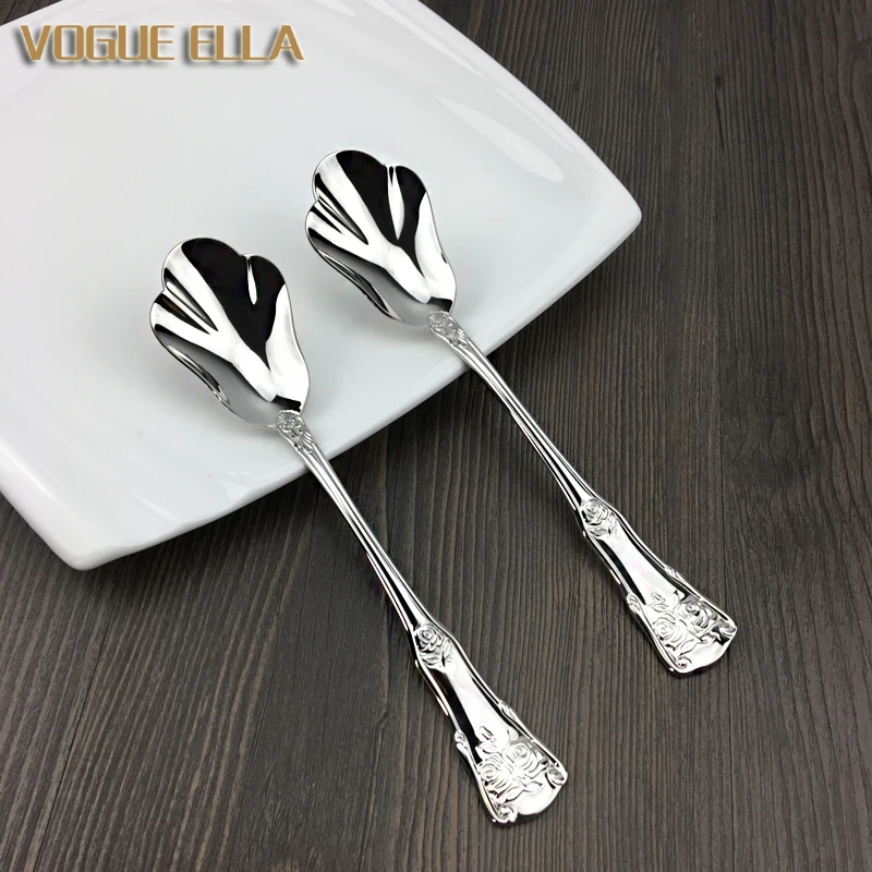 Beautiful Cute Spoon Dinner Soup Spoon Stainless Steel High Grade