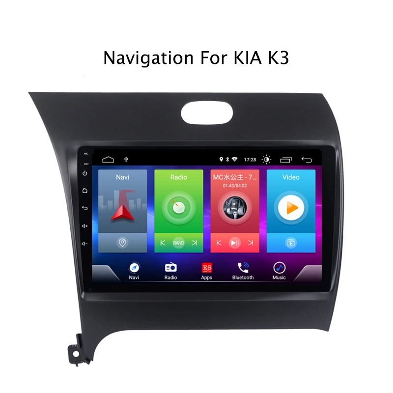 Flash Deal Car Android 8.1 Multimedia Player for KIA CERATO K3 2013 GPS Navigation Device USB bluetooth steering wheel control support 2