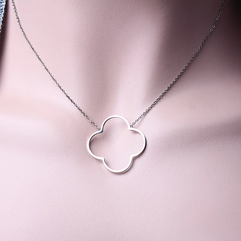 ZUUZ chocker neckless Персонализированная Цепочка Из Нержавеющей Стали Колье серебряное сердце подвеска для лучших друзей ожерелье Женские аксессуары - Окраска металла: 10