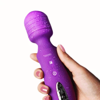 Xuanai Intelligent Heating magic wand vibrator Rechargeable Powerful Body Massager Clitoral Vibrator Adult Sex Toys for Women 4