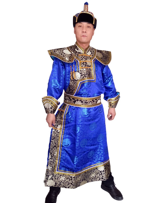 Высококачественный монгольский принц одежда Монголия Национальный платье халат костюм мужской одежды для ТВ кино его вашей Королевское