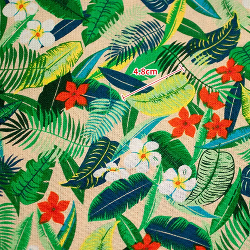 

Retro Vintage Linen Cotton Fabric By Half Meter for DIY Crafts Decoration Curtain Background Home Textile Furniture Cover