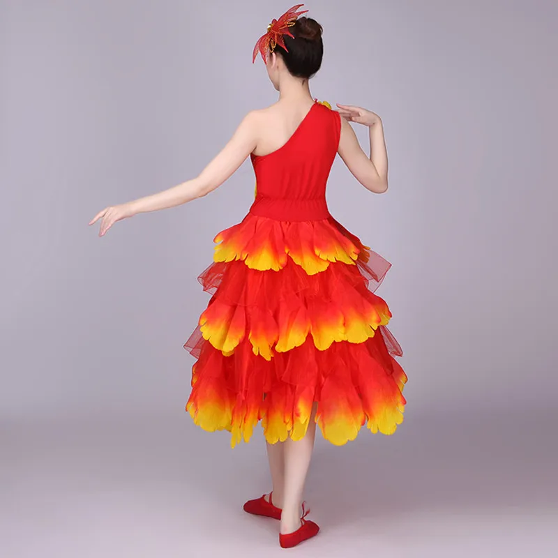 Коррида цветочный испанский живота платье для танцев для Для женщин юбка длинный халат фламенко юбки для девочек красный фламенко платья девушки L241