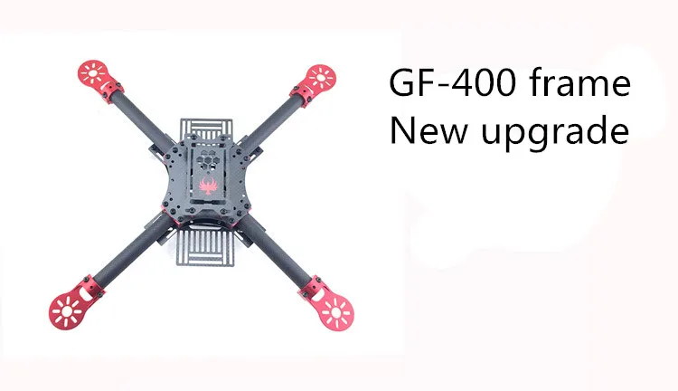 GF-400 рама из углеродного волокна 400 мм Колесная база для DIY квадрокоптера дрона