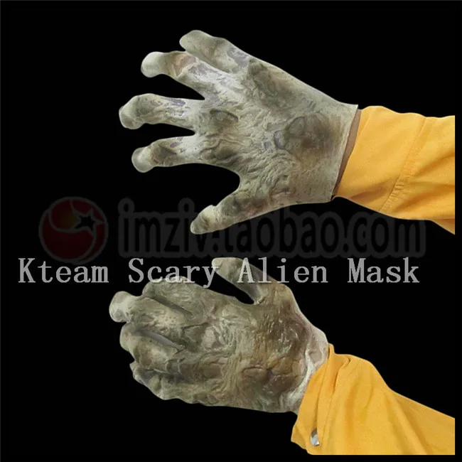 

Halloween Horror Devil Masks Silicone Rubber Masks Party Halloween Cosplay Gloves Wolf Gloves Halloween Scary Horror Hand gloves