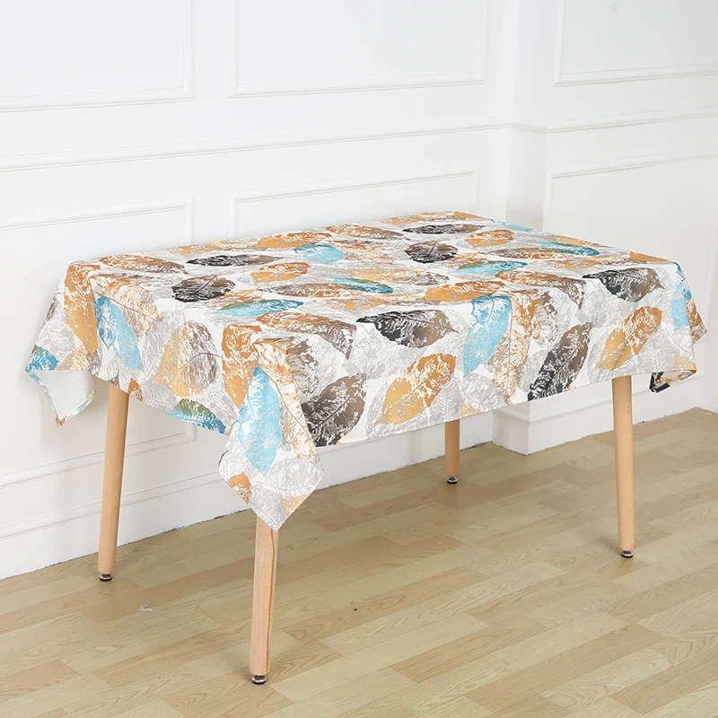 3D Banana Leaf Tablecloth Print Table Cloth Cotton Tablecloths