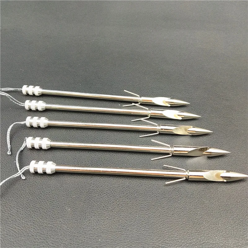 5 pcs الفولاذ Broadheads رأس الصلب مقلاع السهم القوس الأسماك مقلاع السهم رئيس اطلاق النار المنجنيق دارت الصيد نصائح