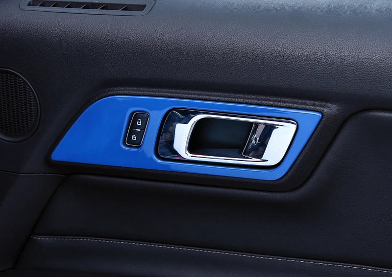 For Ford Mustang 2015 2016 2017 ABS Plastic Interior Door Handle Bowl